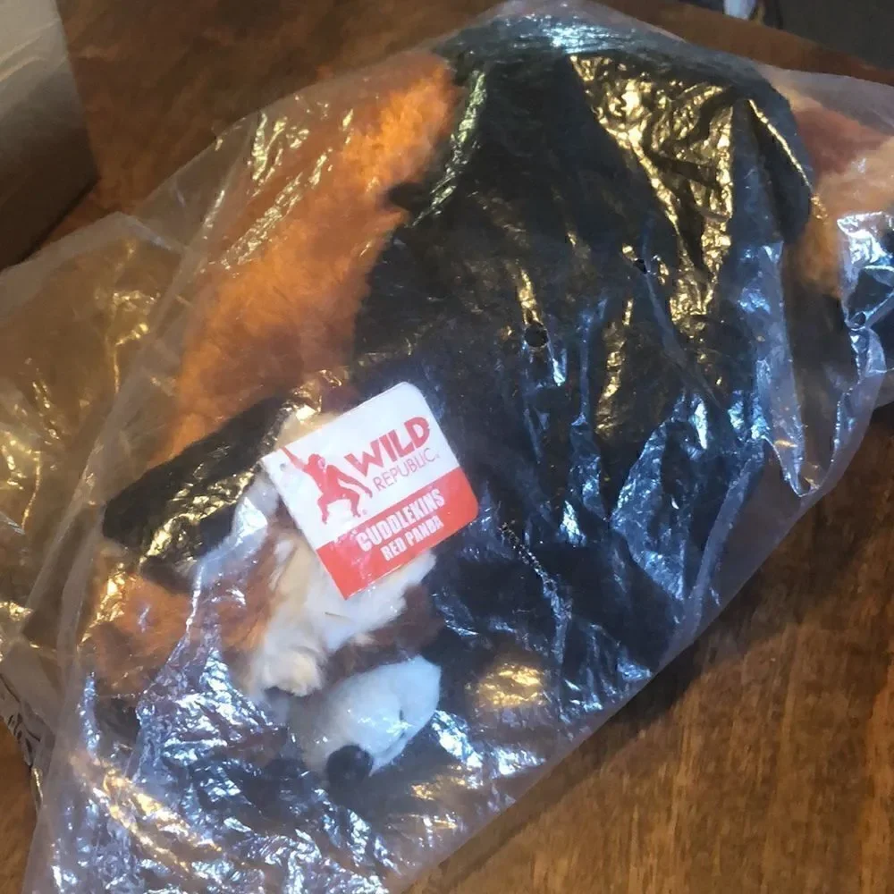 Wild Republic Red Panda Plush, Cuddlekins, factory sealed